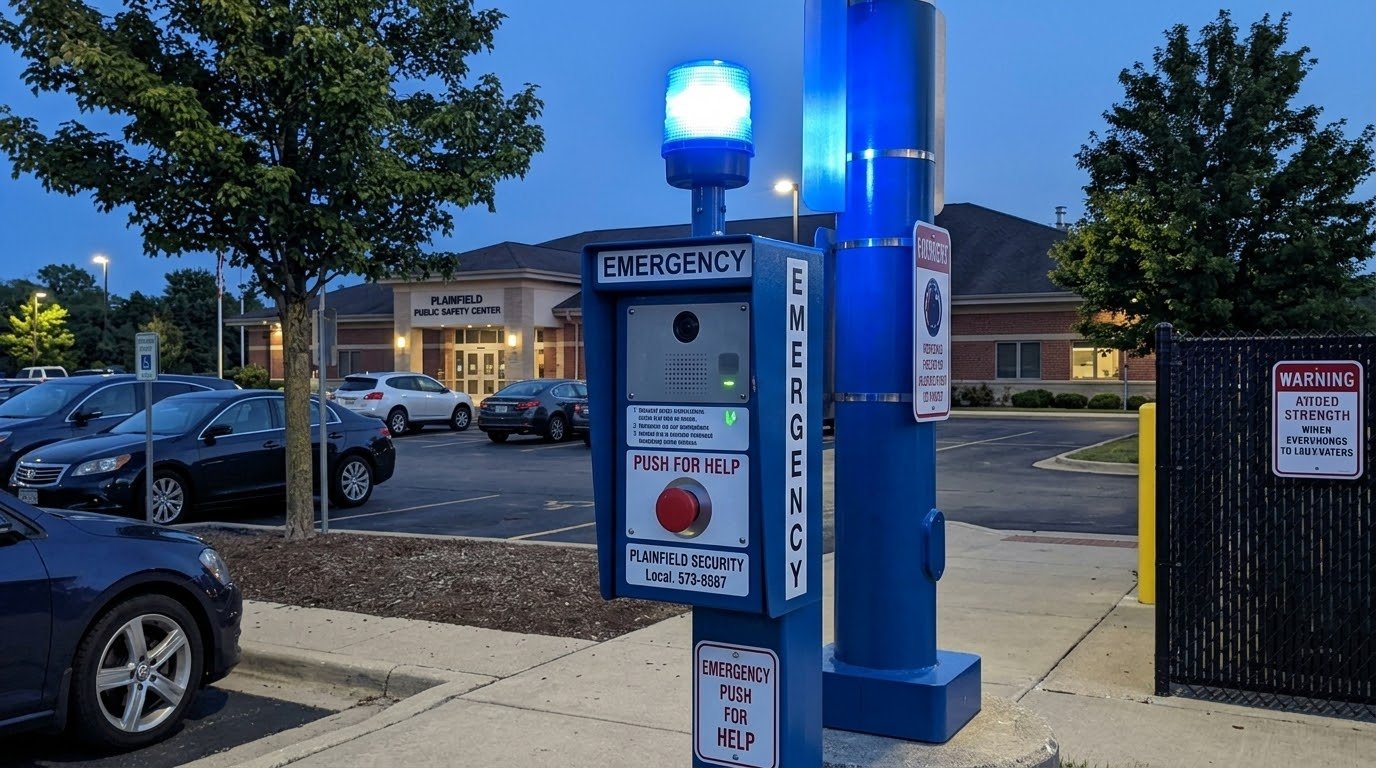 Parking Lot Blue Light Call Box Migration